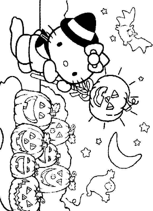 Hello Kitty kolorowanki